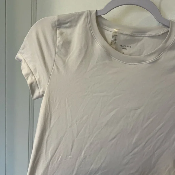 White Crewneck Women's Tee - Picture 4 of 4